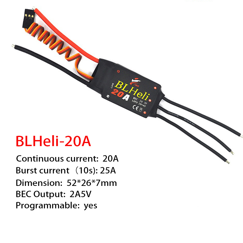 1-3 Stuks Borstelloze ESC BLHe - Drone Esc recensie en prijs